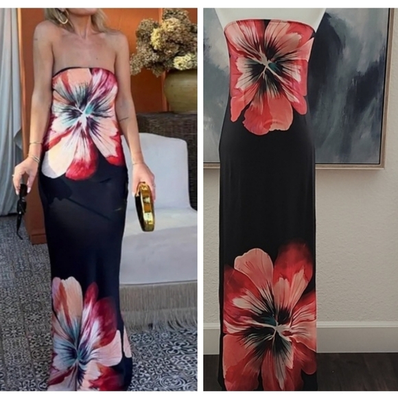 New Long Party Dress Size M - Picture 1 of 13